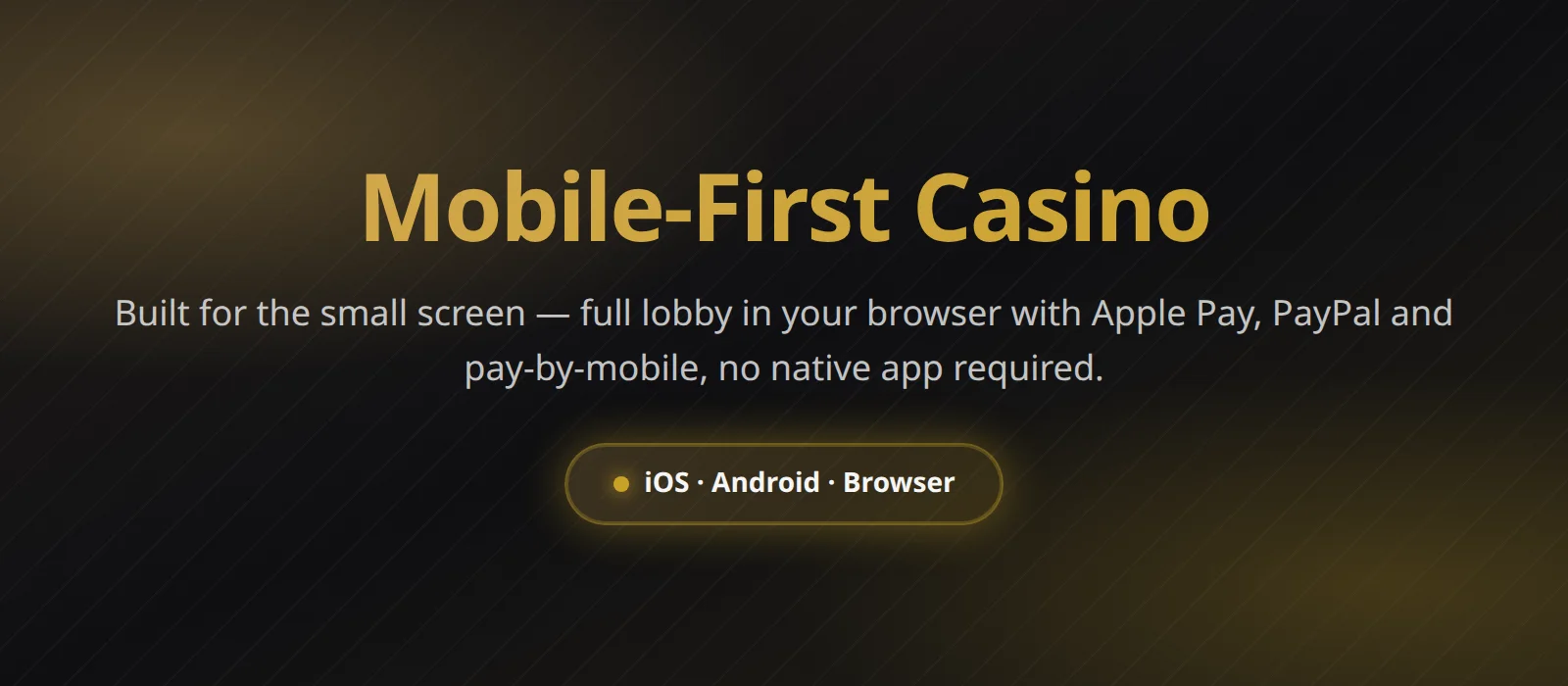Mobilewins Casino mobile and app
