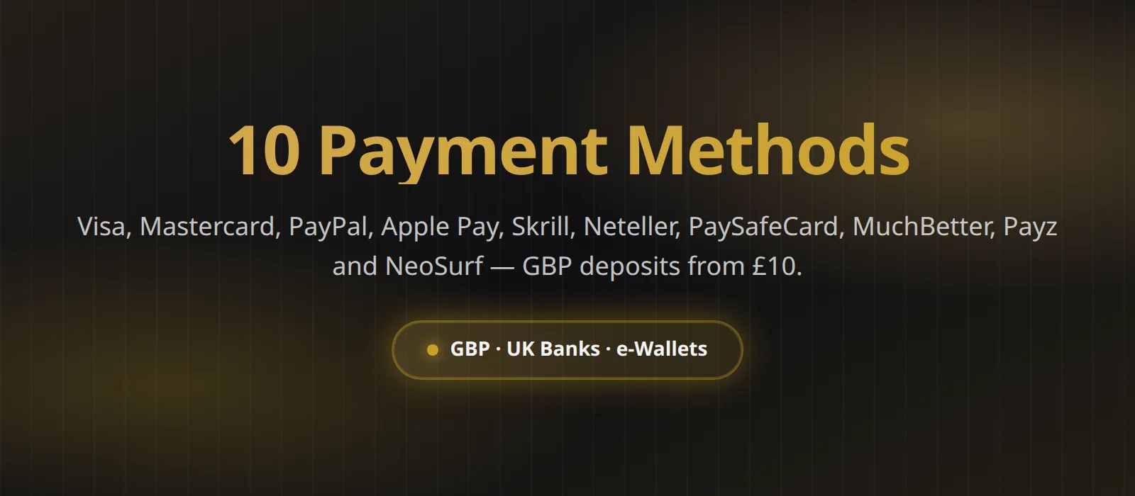 Mobilewins Casino payment methods